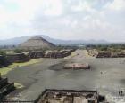Öncesi İspanyol şehir Teotihuacan